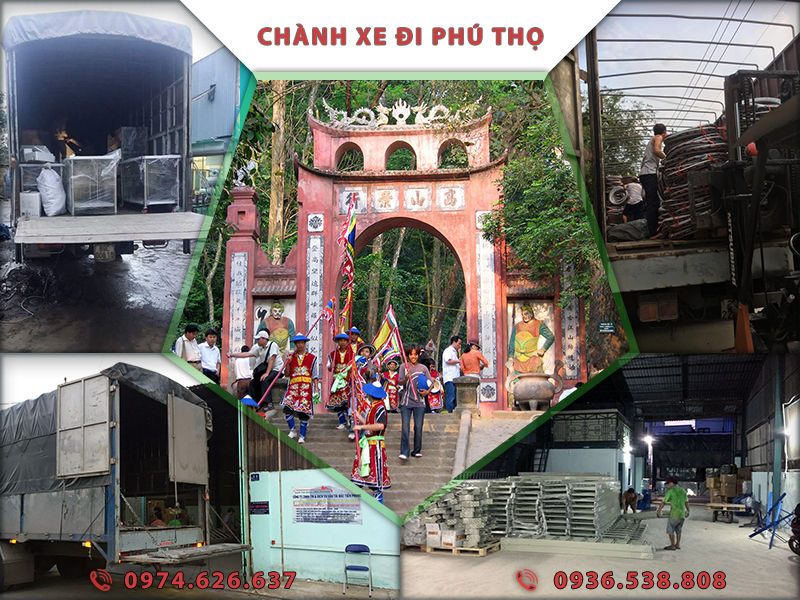 Chành xe tải ghép hàng vận chuyển đi Phú Thọ giá rẻ